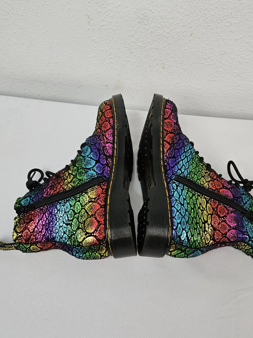 Dr. Martens Kids 1460 Pascal Metallic Boots Size US 4M
